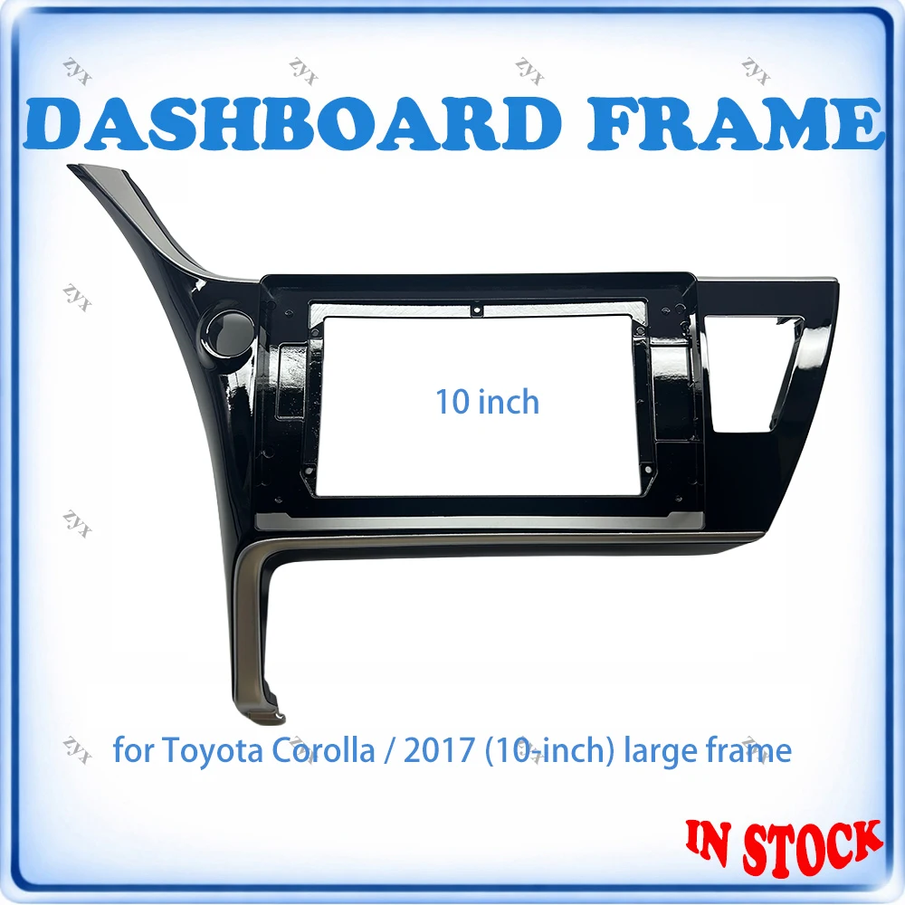 Car Radio Fascia Big Frame For Toyota Corolla 2017 10 inch Stereo Canbus Wiring Harness