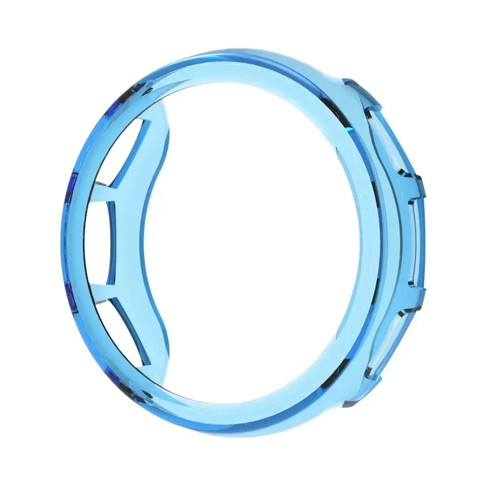 Shockproof TPU Watch Cover for Amazfit, Transparent Semi Bumper Scratch Guard, Outdoor Run Dust Shield Keep