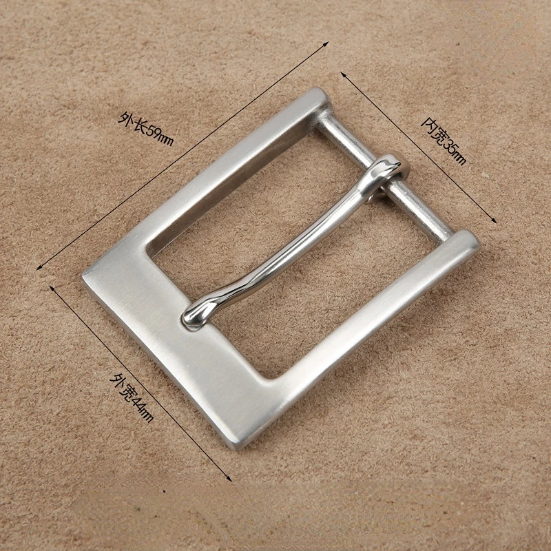 DIY Stainless Steel Belt Buckle Men\'s Casual Leather Craft Hardware Metal Pin Belt Buckle Sewing Fashion Jeans Accessories