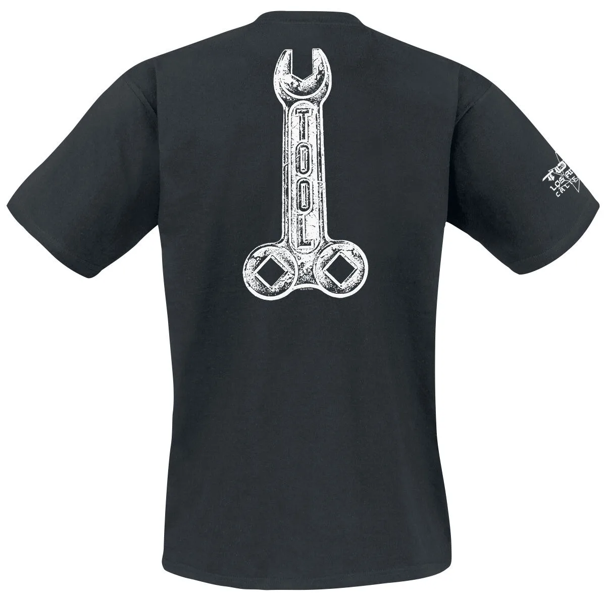 Tool Inspired Cotton T-shirt Classic Logo & Tool Wrench Progressive Metal Streetwear Tee