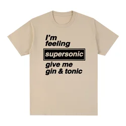 Oasi Band Logo Vintage T-shirt feeling give me Rock Liam Gallagher Cotton Men T shirt New Tee Tshirt Womens Tops