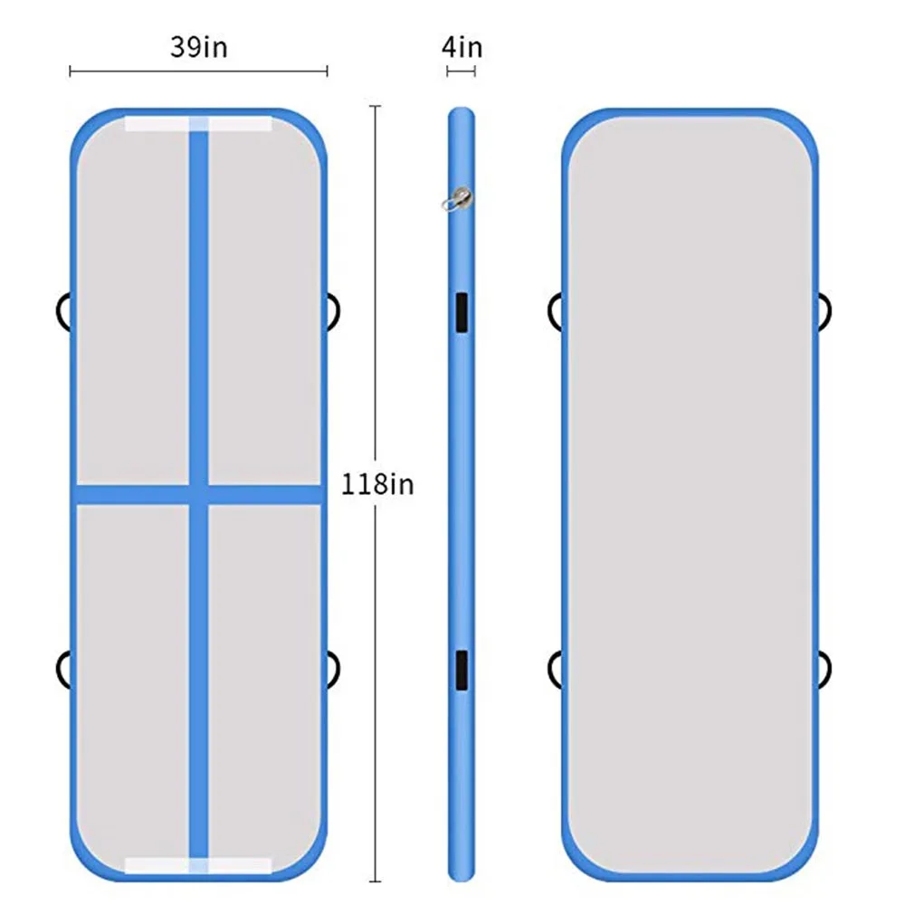 Inflatable Gymnastics Air Track 2m 3m 4m Tumbling Mat With Air Pump Airtrack for Home Use/Training/Cheerleading/Yoga/Water Infl