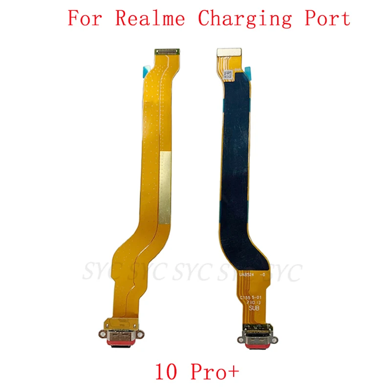 

USB Charging Connector Board Flex Cable For Realme 10 Pro+ Charging Port Flex Repair Parts