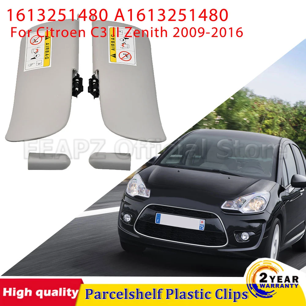 

Direct Fit Sun Shade Visor Covers - Reduce Glare & UV Protection For Citroen C3 II Zenith 2009-2016 1613251480 A1613251480