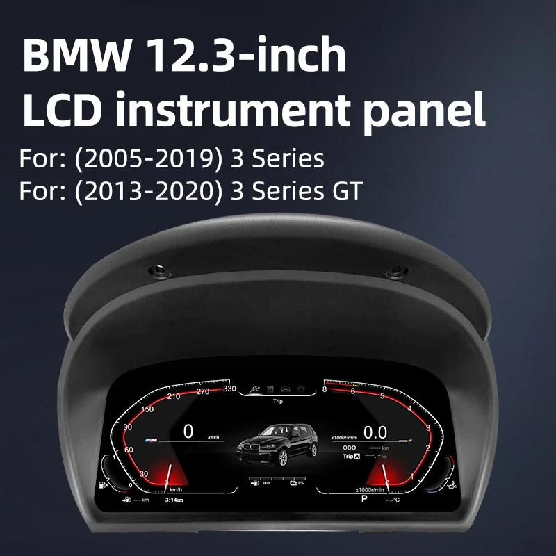 أداة رقمية للسيارة الذكية LCD عداد السرعة للوحة القيادة لـ F30 F31 F34 E90 E91 E92 2005-2020 نظام LINUX العنقودية الرقمية #2