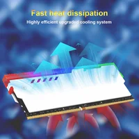 TUMMASTER Computer ARGB RAM Memory Heatsink Cooler with Thermal Conductive Pad for Desktop PC Memory DDR2/DDR3/DDR4/DDR5 3