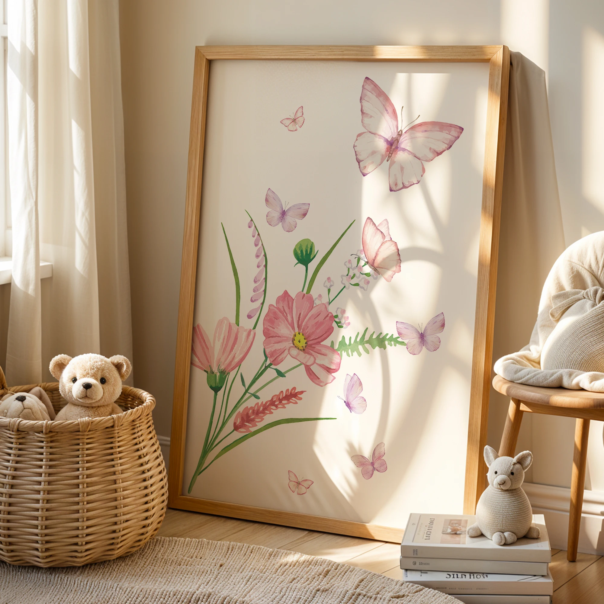 3pcs 개인화 된 사용자 정의 이름 만화 꽃 벽 아트 - Home Decor Flowers 리뷰 및 가격