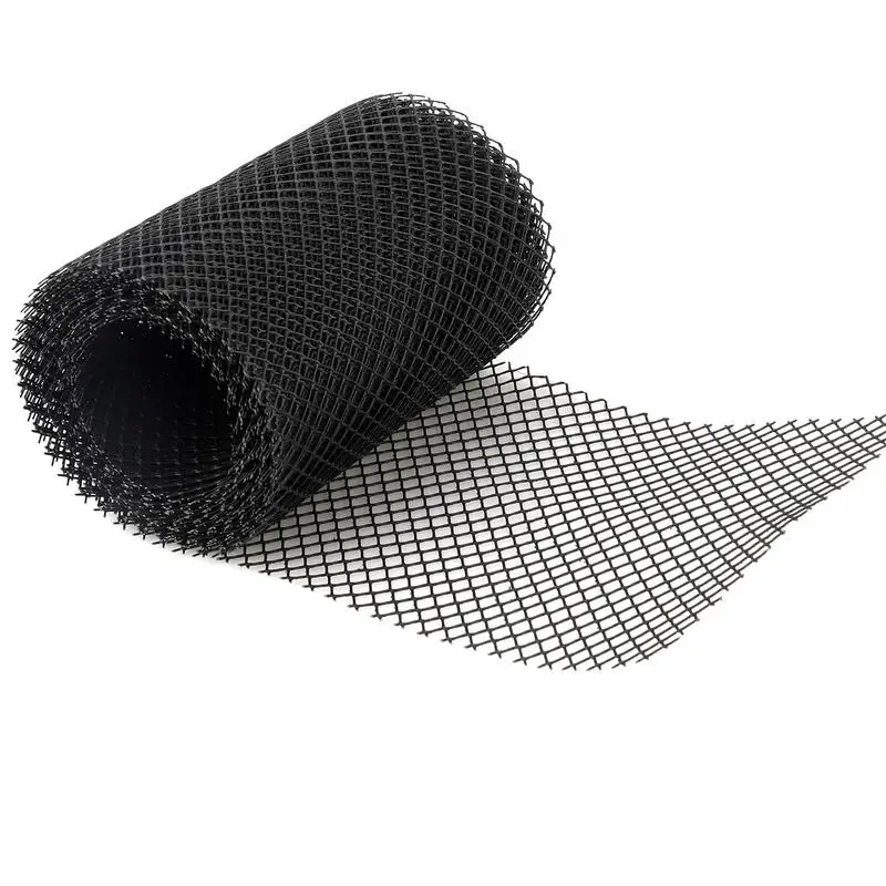 Plastic Gutter Guard Mesh, guarda, rede de proteção, fácil instalação, calhas tampa, 15cm x 6m