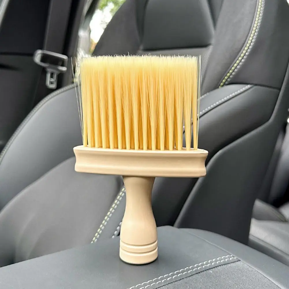 Car Accessory Cleaner Efficient Car Brush for Dust Dirt Removal Soft Bristle Detailing Tool for Dashboard Air Conditioner Vents