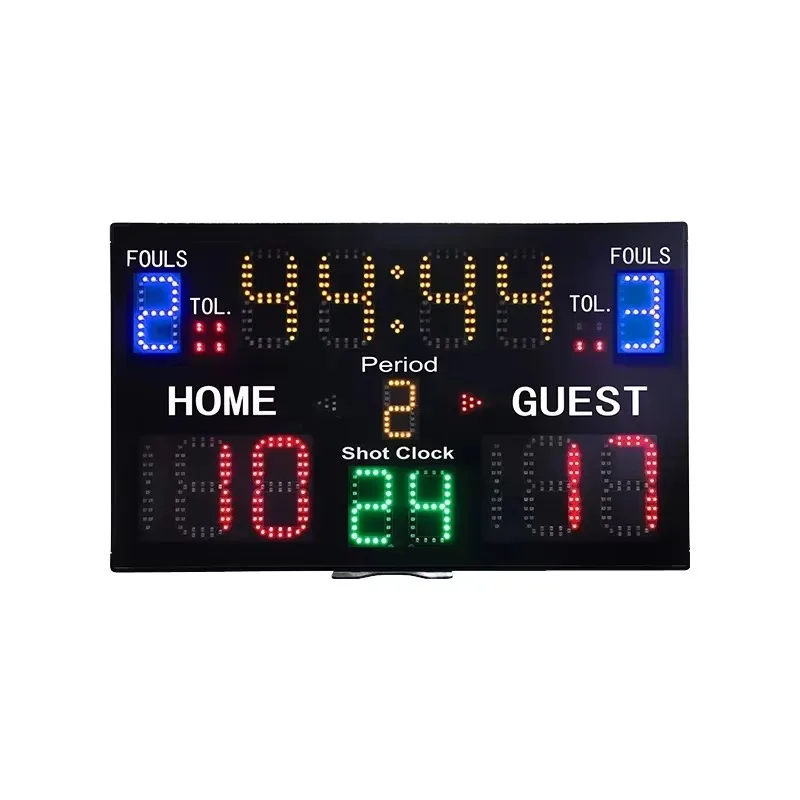 Portable 15-digit Electronic Scoreboard for Indoor Basketball