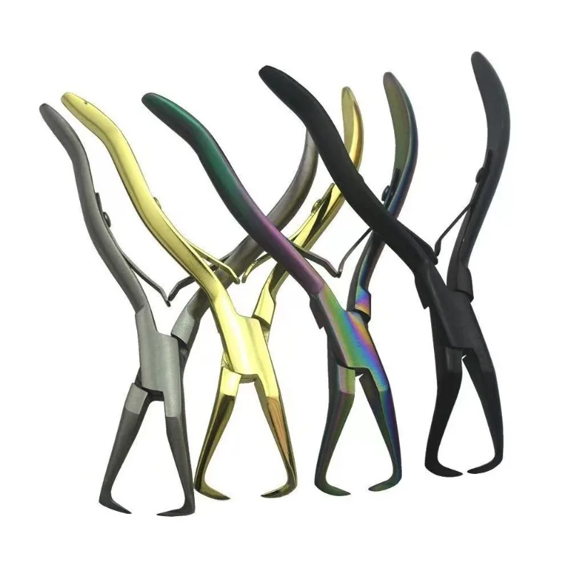Type I hair extension pliers, crochet hook wigs, nano no-trace hair extension and glue removal pliers