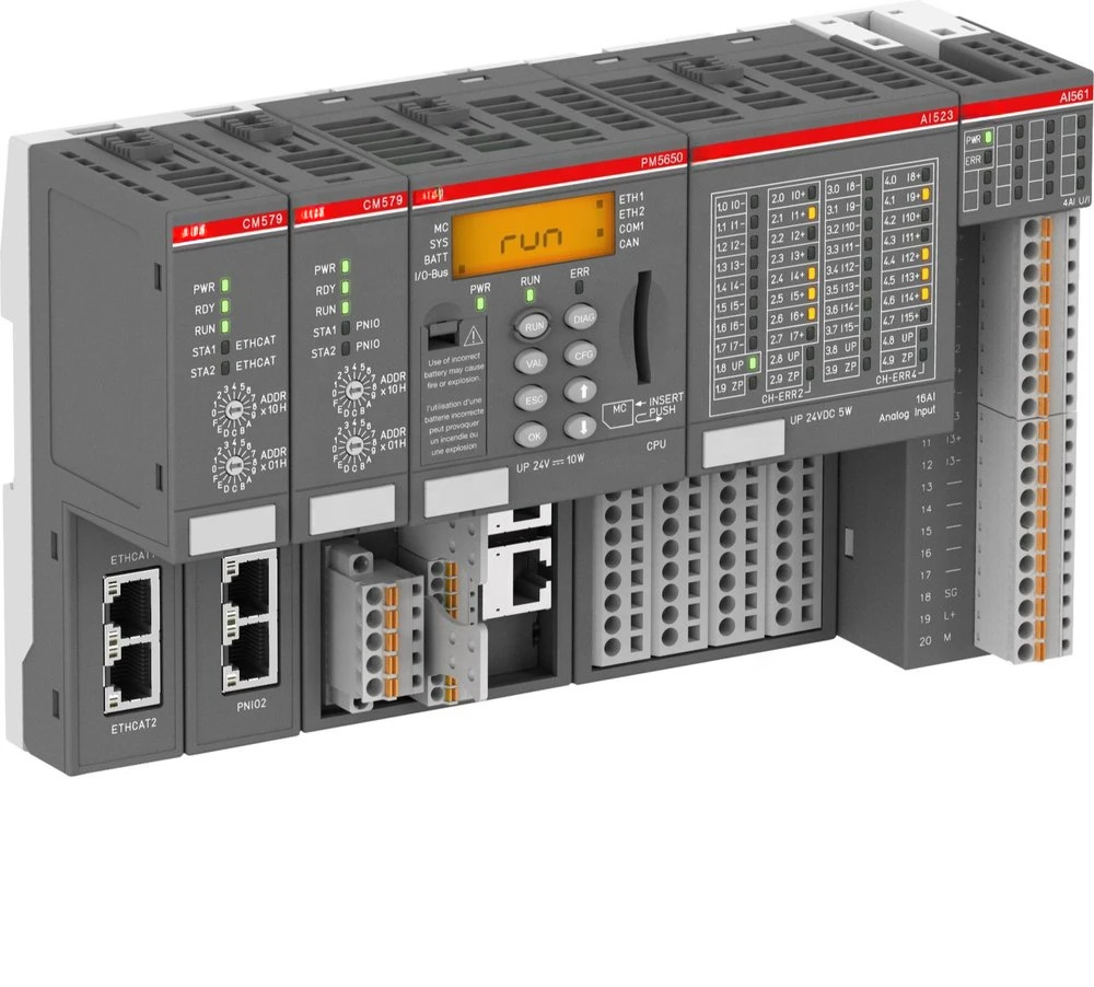 New A B B- Programmable logic controller PLC AC500 PLC Automation Programmable Logic Controllers I/O modules