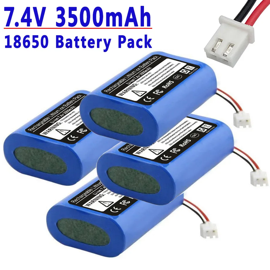 100% Neuf. Amplificateur de batterie au lithium rechargeable, 7,4 V, 3500 MAH, accessoires d'alimentation pour jouets, béton armé, 2s1p