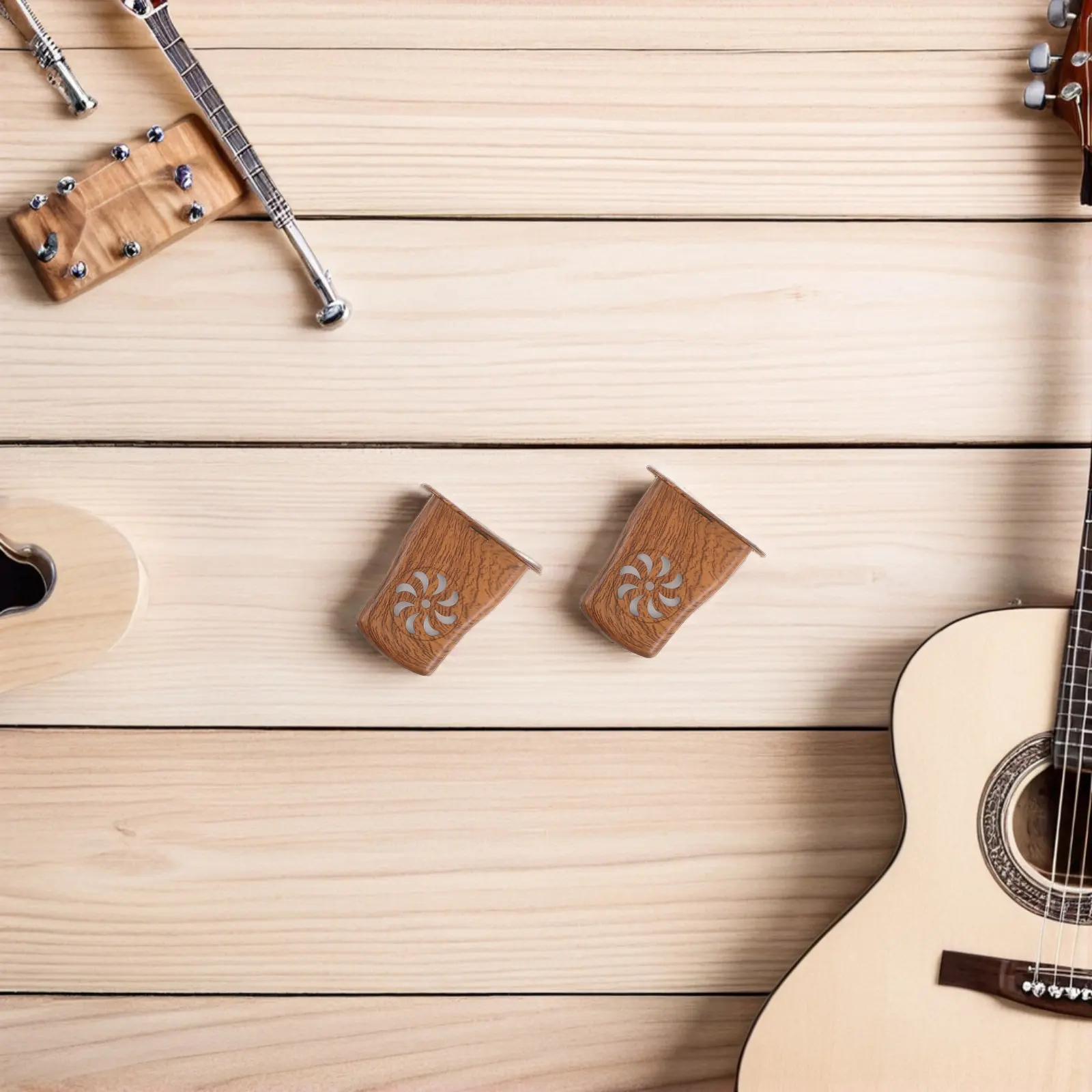 4Pcs Guitar Humidifier Acoustic Sound Hole Sponge Non-Drip Moisture Control Temperature Monitoring Musical Instrument view 2