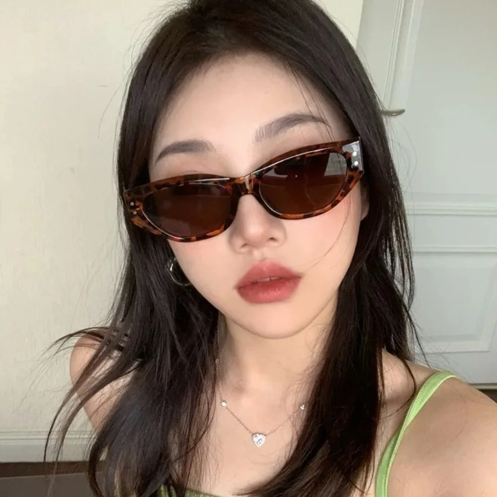 

Jelly Color Rhombus Sunglasses Rice Nail UV400 UV Resistant Cycling Glass Small Frame UV Protection Outdoor Sport Sunglasses