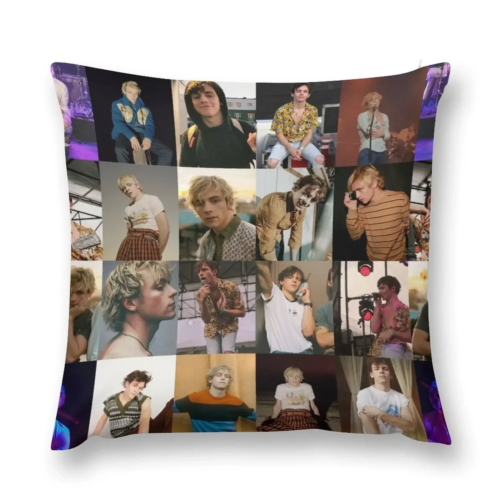 Ross Lynch Throw Pillow Plaid Sofa Custom Cushion Photo pillow