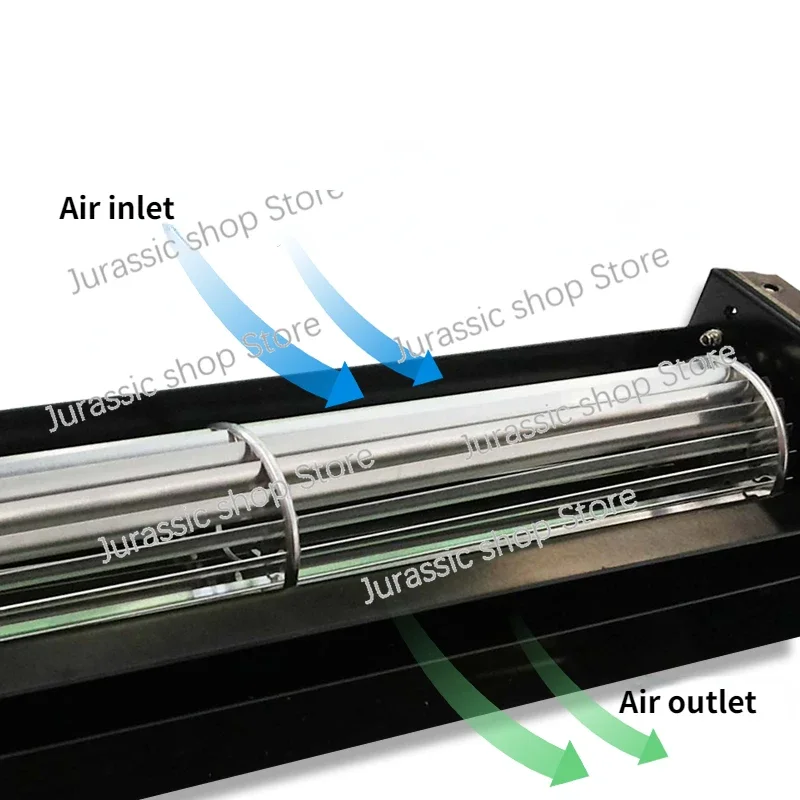 

DC12V/24V Cross Flow Fan with Copper Motor Roller Fan Strong Wind Silent Cooling Airflow Ventilation Crossflow Fan Replacement