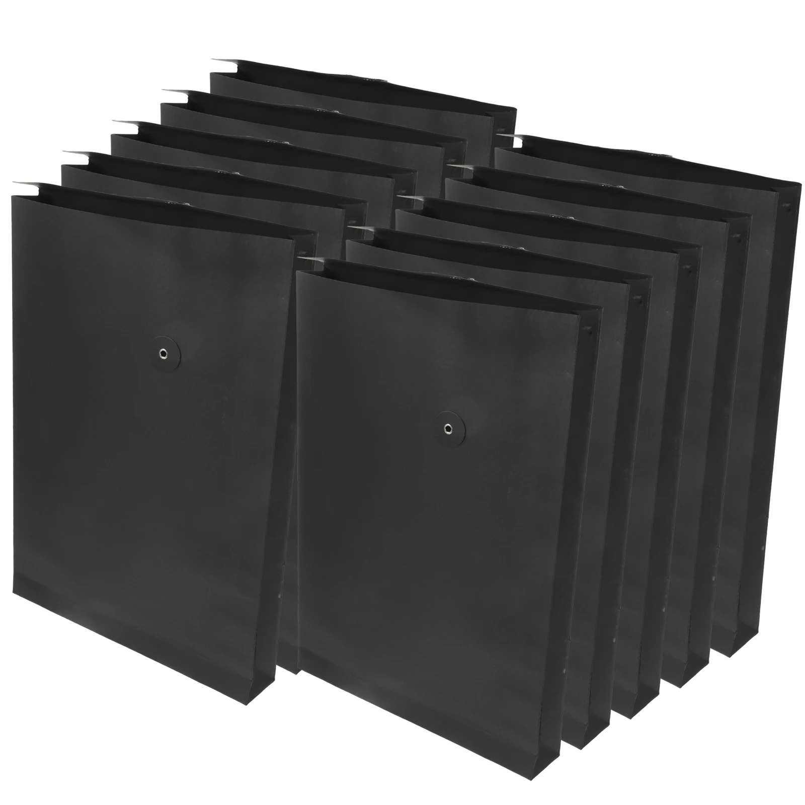 

10 Pcs Kraft Paper Bag File Envelope for Documents Folder Organizer Envelopes Vintage Size