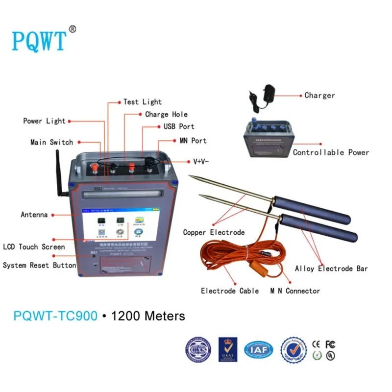 Equipo det Ctrl nivel agua dulce Subterránea, тайское largo Eso para 900/1200 м, 150 м, 300 м, 600 м, PQWT-TC700/TC900 TC1200 Equipo det Ctrl nivel agua dulce Subterránea, тайское largo Eso para 900/1200 м, 150 м, 300 м, 600 м, PQWT-TC700/TC900 TC1200