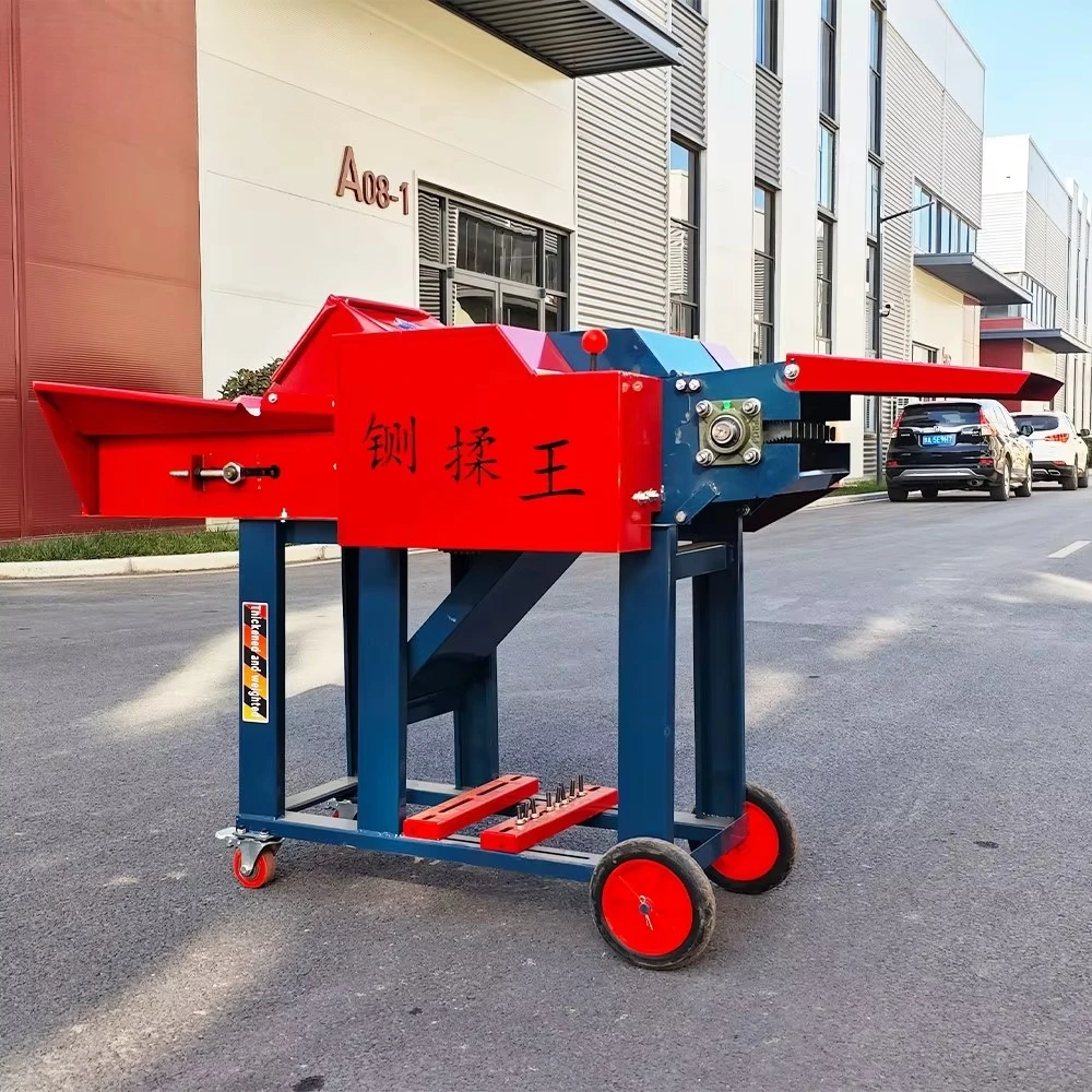 Electric Chaff Cutter Machine for Grass Straw and Corn Stalk Cutting in Livestock Feed Preparation