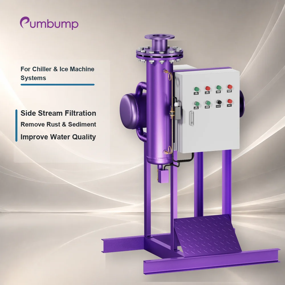 Side Stream Filter Chiller Ice Machine Cooling Water Circulation Rust Sediment Removal Water Treatment System