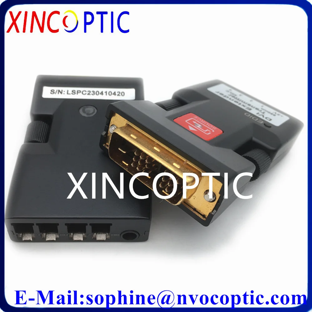 

1920*1200P Multi-Mode 850nm 500M 4*LC DVI-D Tramsmission Converter,4Core MM Fiber Optic DVI Extender Over Fibre Transceiver