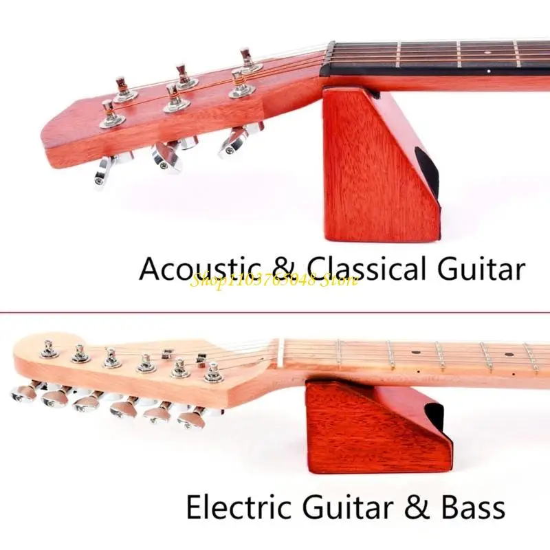R53E 2 In 1 Guitar Neck Rest Bracket Guitar Neck Bracket Luthier Tools Support High Stability Holding Equipment Guitar Stand