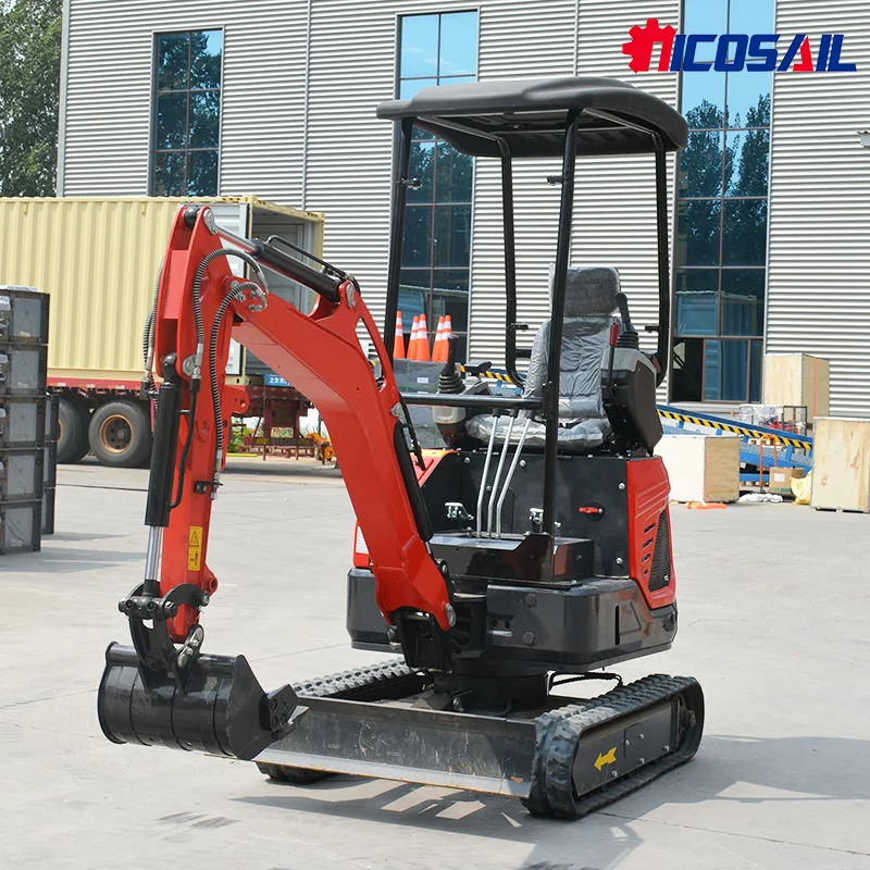 حفارة هيدروليكية صغيرة من المصنع 1.8 طن EPA Euro 5 محرك حفارة زراعية مستعملة خندق هيدروليكي صغير مع مرفقات