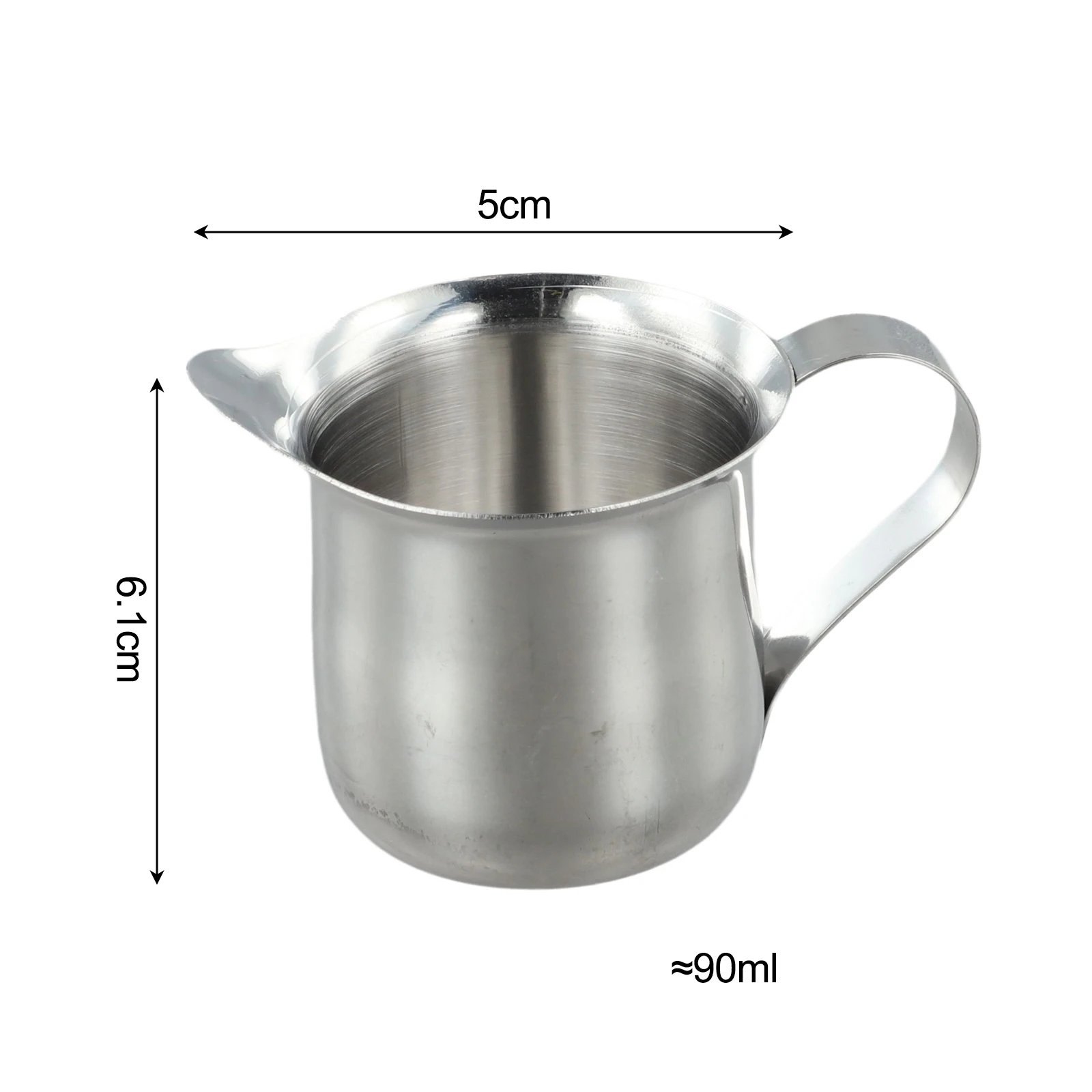 Milk Frothing Jug with Duckbill Mouth Design for Espresso Preparation Multi functional for Measuring and Steaming Milk