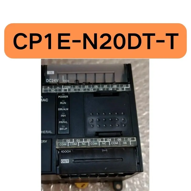 

The second-hand CP1E-N20DT-T PLC controller tested OK and its function is intact