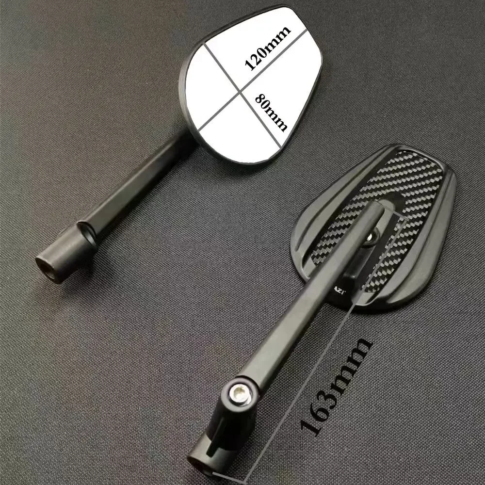 

Motorcycle genuine carbon fiber retro universal rearview mirror and reversing mirror For Honda CB1300 CB400 CB1100 CB1000R CB750