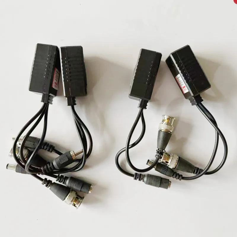 

8MP HD Video Balun BNC To RJ45 CAT5e/6 Transceiver 2 IN 1 Or 3 IN 1 CCTV Twisted Pair For 4K/5MP/3MP/1080P Analog AHD Camera