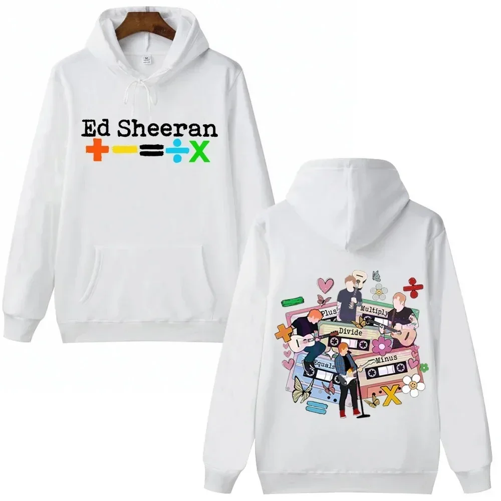 Men Women Cotton Ed Sheeran Tour 2024 Brand Hoodie Man Woman Quality Harajuku Pullover Tops Sweatshirt Fans Gift