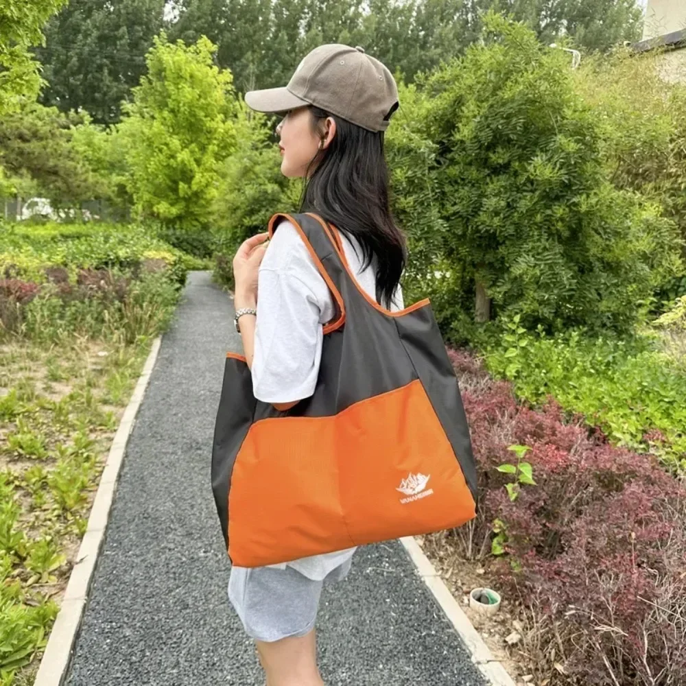 1 قطعة حقيبة كتف محمولة قابلة للطي 4 ألوان 41*16*46 سنتيمتر الرياضة في الهواء الطلق حقيبة يد للسفر ذات سعة كبيرة التخييم التنزه حقيبة سفر #2