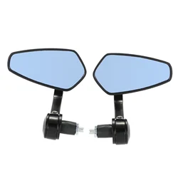 1 Pair of Motorcycle End Bar Rearview Mirror Universal 7/8