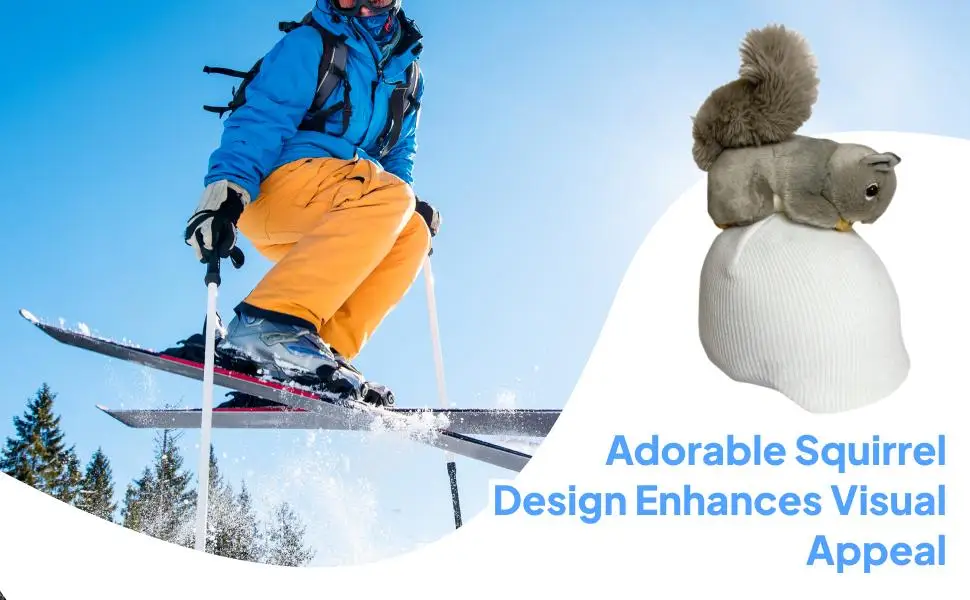 

Squirrel Snow Ski Helmet Cover Skiing Helmet Cover for Sports Skiing Winter