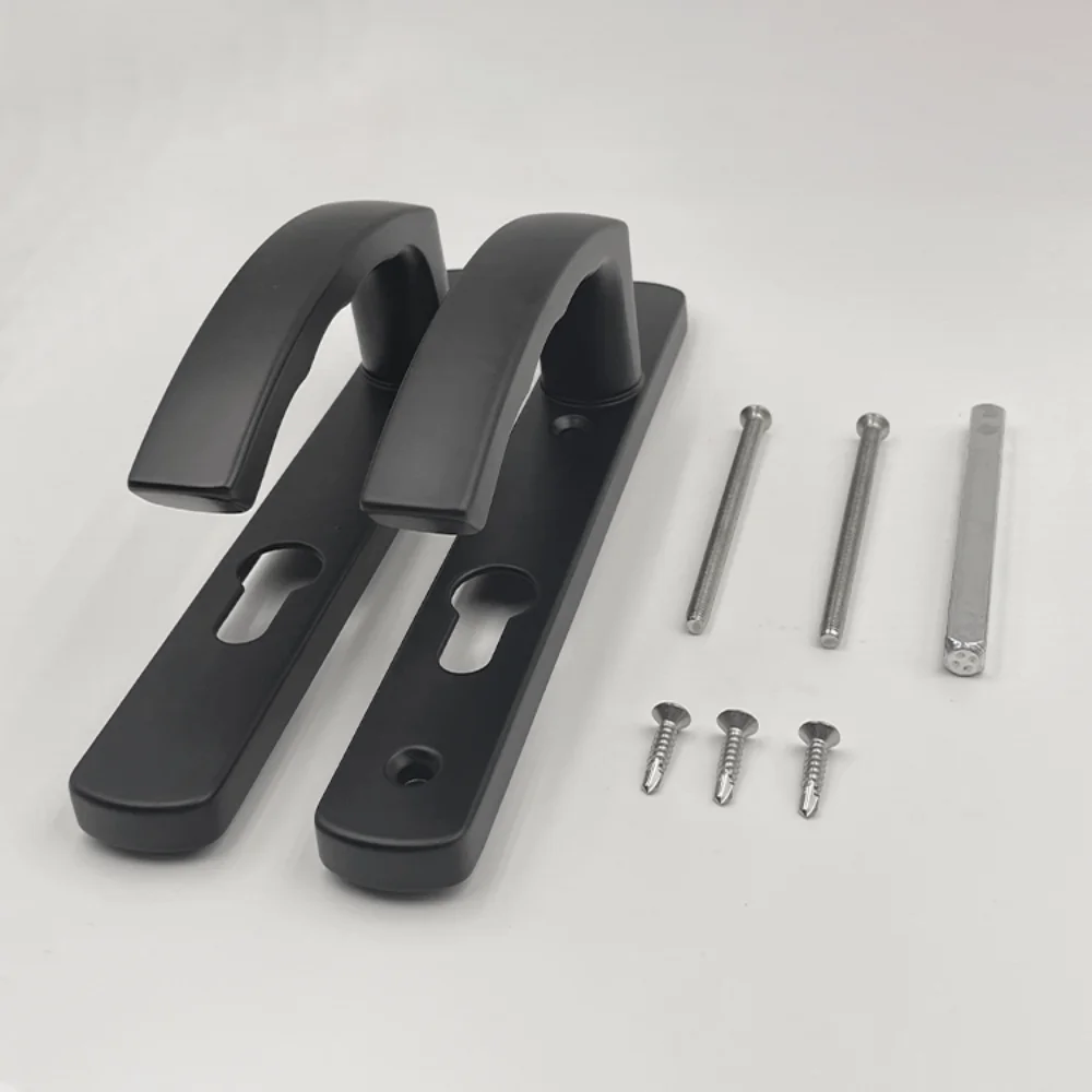 Hochwertiger 85/92 Einsteck-Türgriff aus PVC, Türgriff aus Aluminiumlegierung