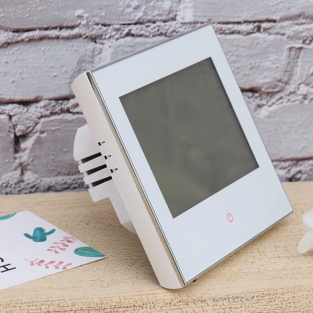 

Digital Thermostat Heating System White Touch Screen LCD Display Programmable Controller Floor Appliance Weekly