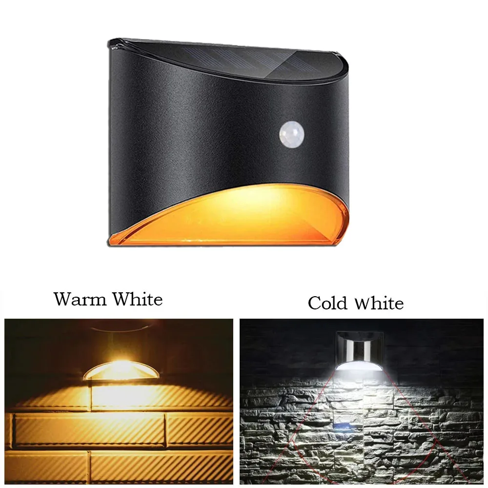 

Solar LED Light Outdoor Solar Wall Lamp Waterproof Solar Powered Sconce Lights for Garden Fence Stair Step Patio Yard Decoration