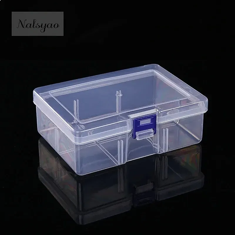 Wholesale Clear Plastic Rectangular Box for Screwdriver Bits Tools Blades Dustproof Waterproof Storage Case Container