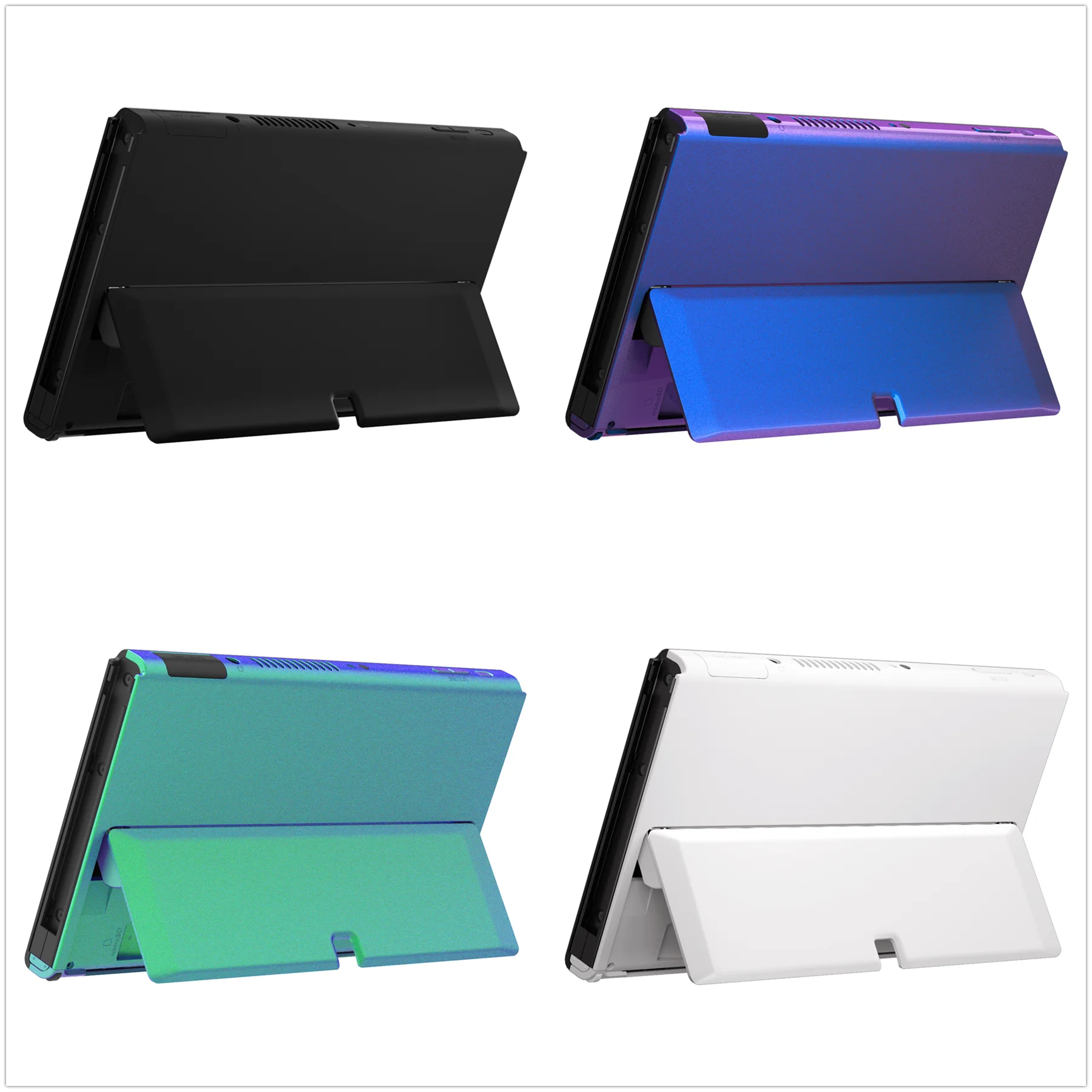 

Экстремальная задняя панель консоли, Задняя панель для Nintendo Switch OLED, пользовательский сменный Корпус Корпуса с подставкой-4 цвета