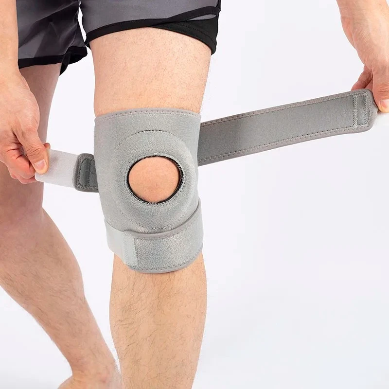 1PC Protetor de Joelho Ortopédico Ajustável para Alívio da Dor Articular, Suporte para Patela, Joelheira Esportiva para Menisco e Ligamentos