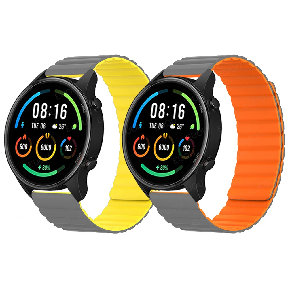 Magnetic Band For xiaomi mi watch color strap bracelet For xiaomi smartwatch color sports edition replacement Silicone Watchband