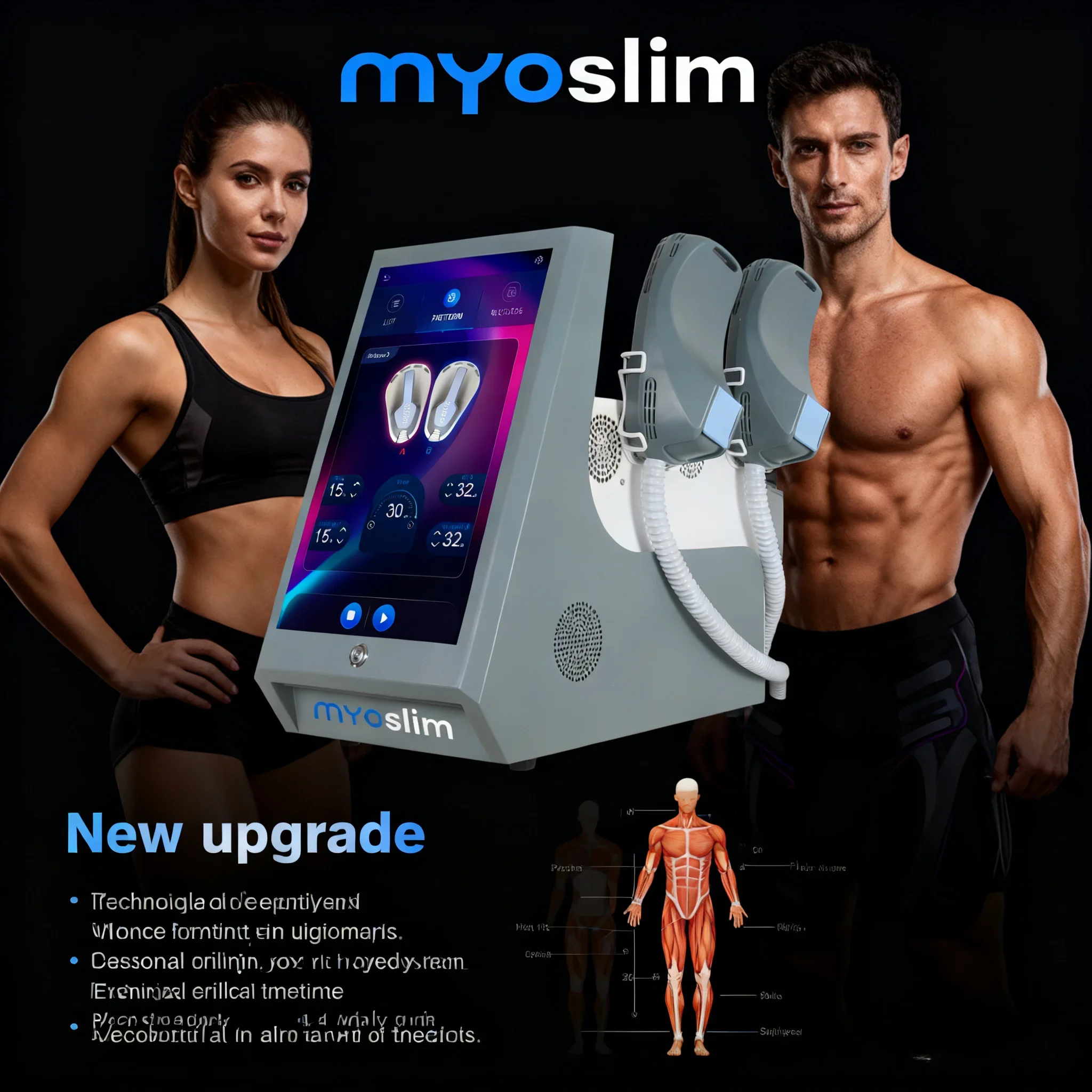 

NEW EMS Machines 15 6500w Body Slimming Nova Fat Burning Muscle EMS S Electromagnetic Stimulate Pro