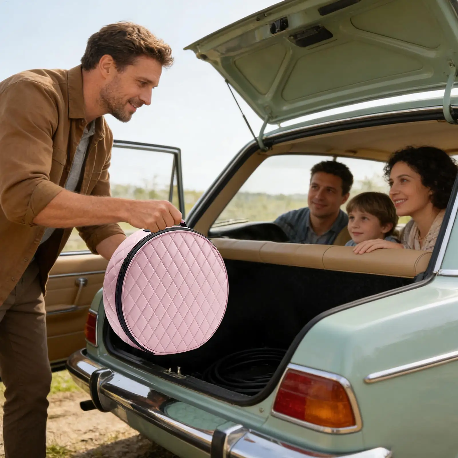 

Сумка для зарядного кабеля электромобиля, ударопрочная, большой вместимости, для гаража, багажника, поездок, кемпинга, приключений, города