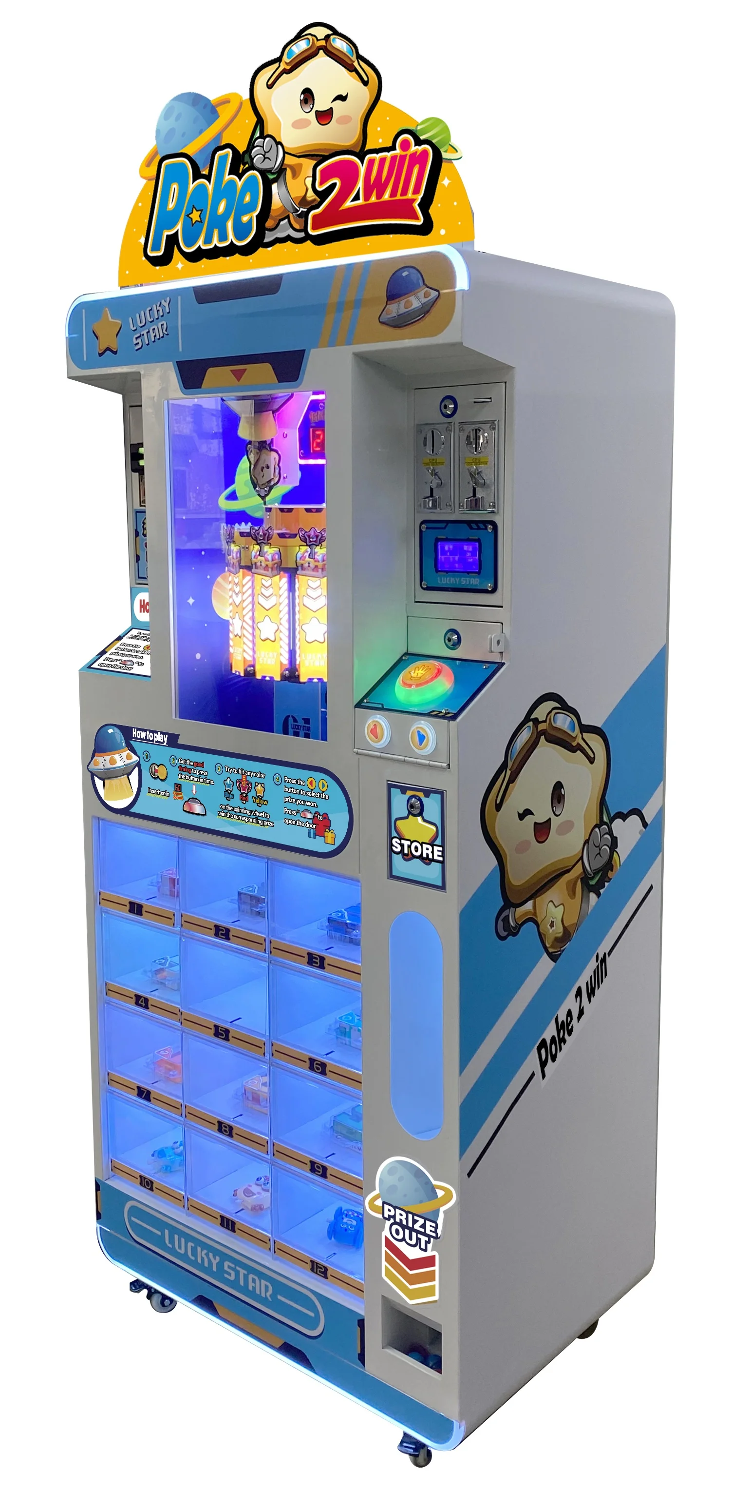 Coin Operated Treasure Hunt Vending Game Machine Plastic Iron Cabinet 1 Year Warranty for Indoor Amusement Park Shopping Mall