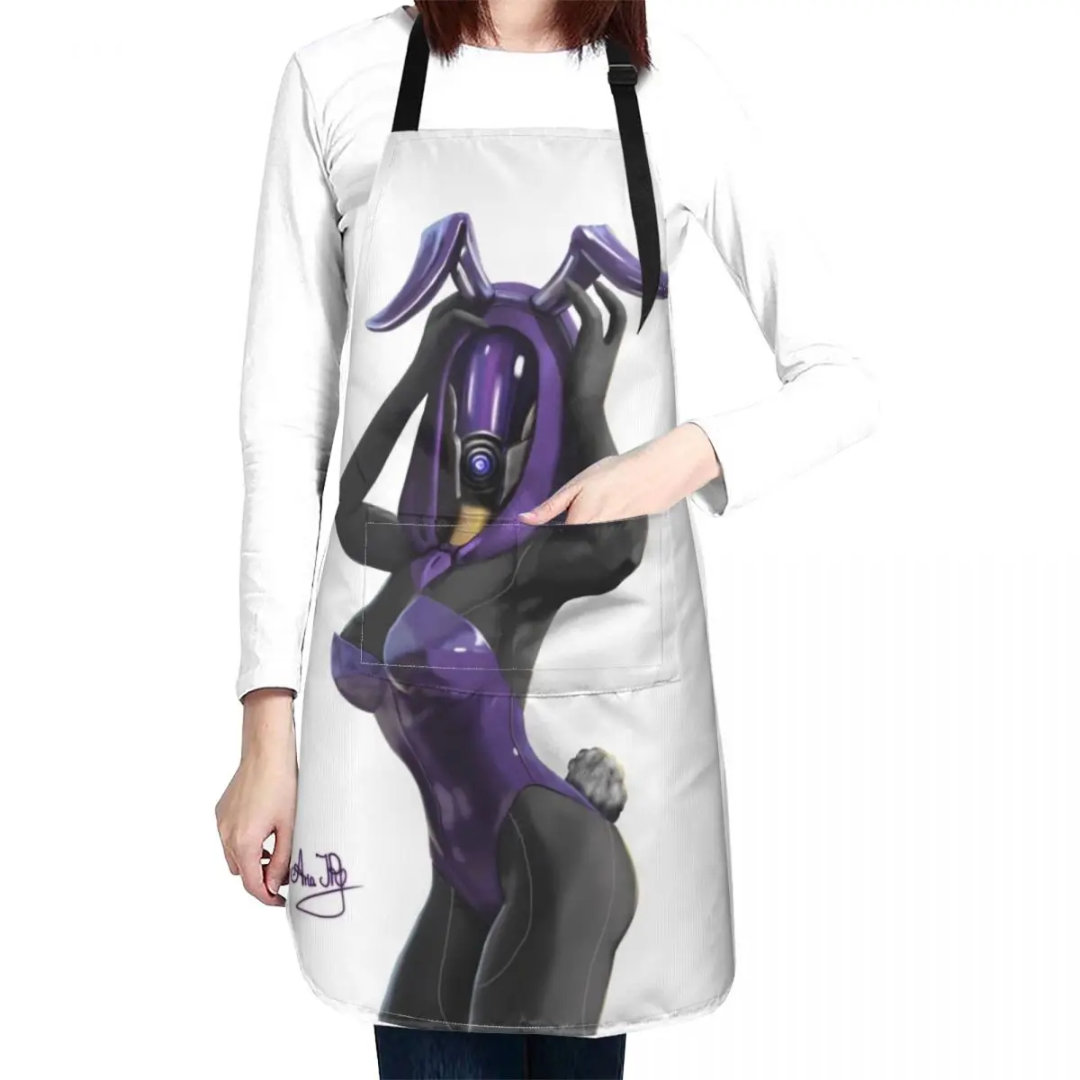 Tali_bunny Apron Women's Home Clothes Kitchen Supplies Idea Goods painters men's barbecue Apron