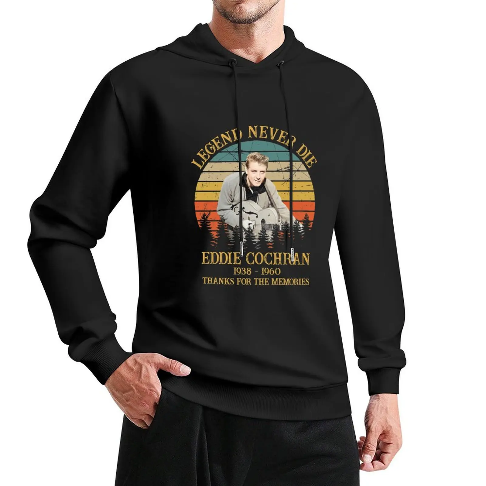 

Legend Never Die Eddies Retro Thanks For The Memories Pullover Hoodie anime clothing men clothes pullover hoodies