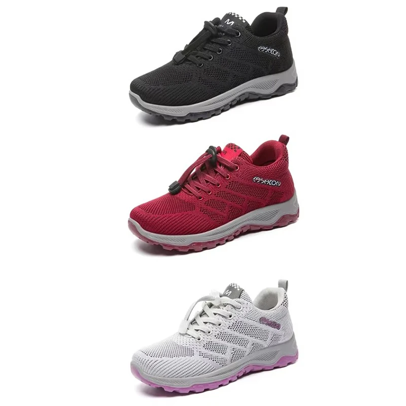 New Travel Shoes Walking Women Shoes Running Shoes Old Couple Sneakers Comfortable Middle-aged Elderly Soft-soled Breathable