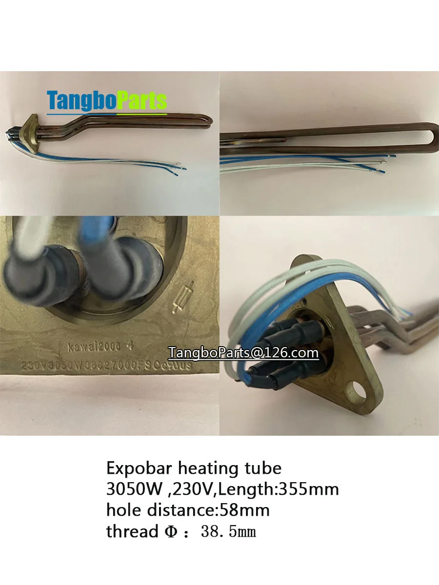 Coffee Machine Spare Parts Boiler Heating Tube For Expobar E61 NUOVA Faema Coffee Maker